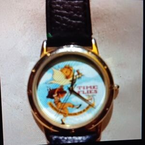 Vintage Mary Engelbreit, "Time Flies" Wrist Watch.